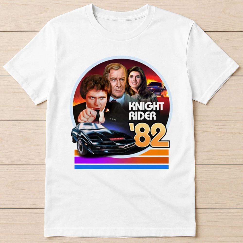 Knight Rider Kitt 2000 Michael Knight TV Series 80s Retro Gift Tee T Shirt 8037 S