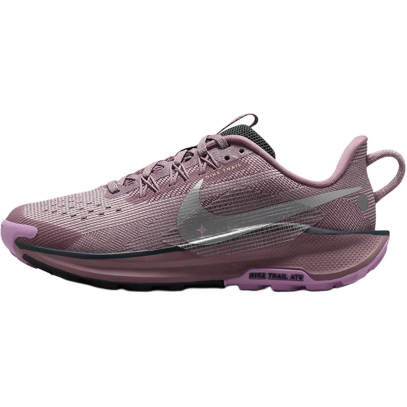 Nike Pegasus Trail 5 GS Plum Dust Platinum Violet Beyond Pink Metallic Silver FV5638-500 40