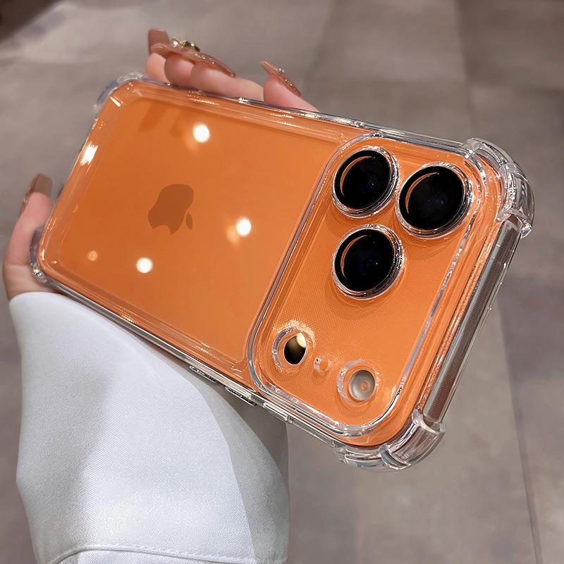 Vier Ecken Space Shell Geeignet für IPhone 17 Acryl Handyhülle Apple 16 ProMax Airbag Fallschutzhülle