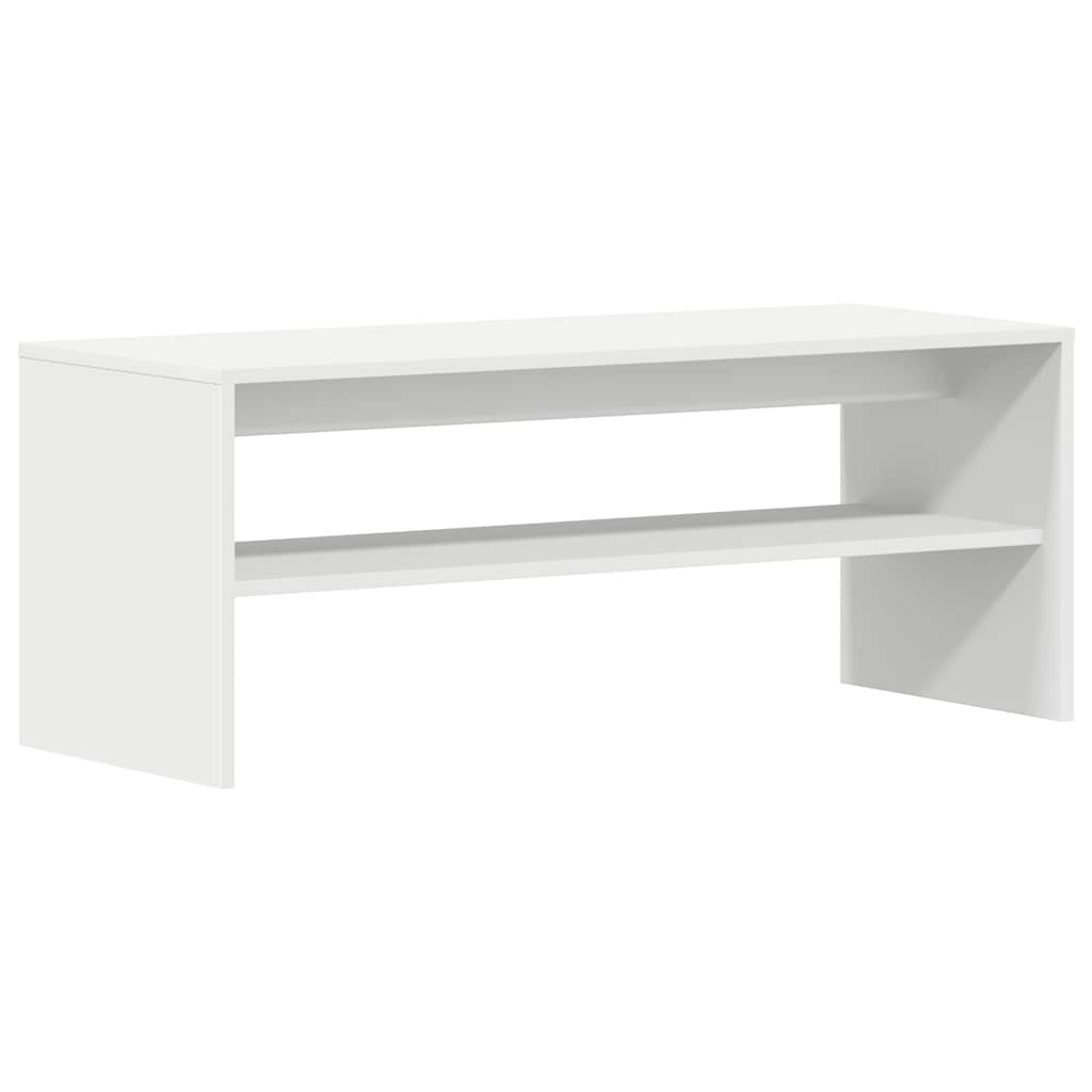 TV Cabinet White 100 X 40 X 40 Cm Particleboard