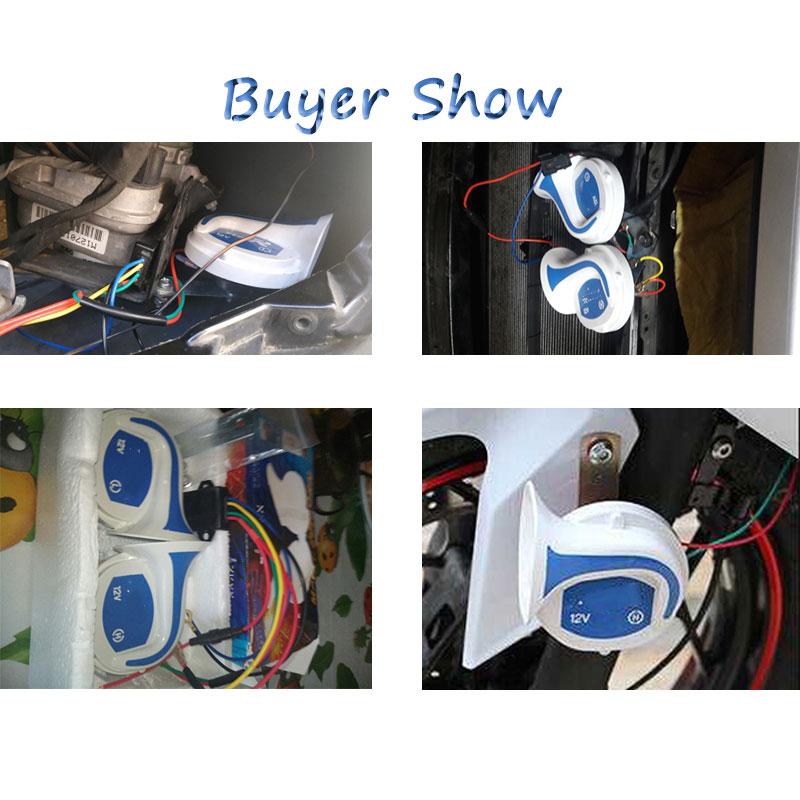Spanish Warehouse 2pcs Car Speaker Vehicle Auto 18 Voices Tone Music Speakers Horns Alarm 12V Motor Motorcycle Signal Horn