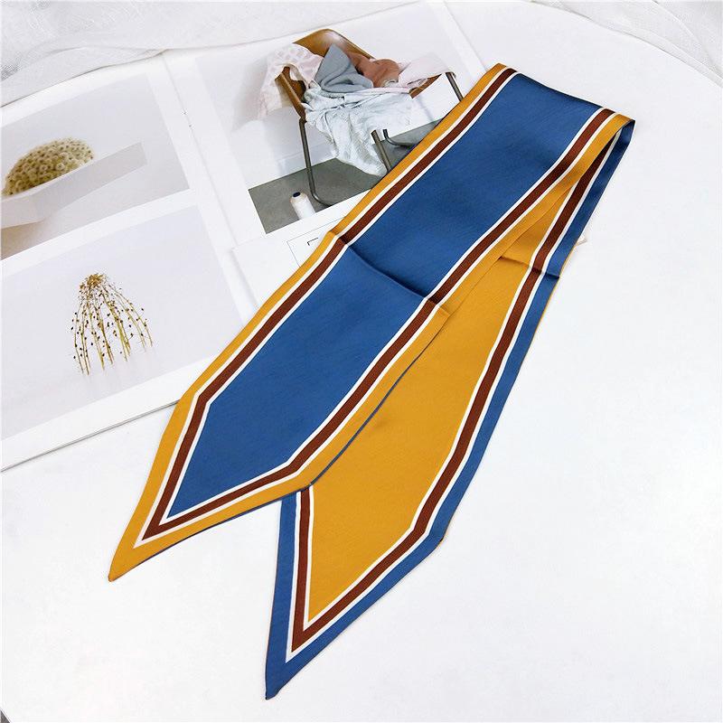 Doppelseitiger Spitzschal für Damen im Frühling und Herbst, dünnes und langes Band, Handgelenk-Taschengurt, vielseitiger dekorativer kleiner Schal