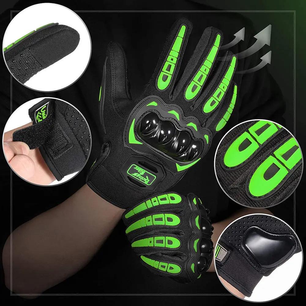 Motorcycle Gloves Guante Waterproof Touch Screen Full Finger Gloves Protective Anti-fall Guantes Moto Non-slip Riding Gloves