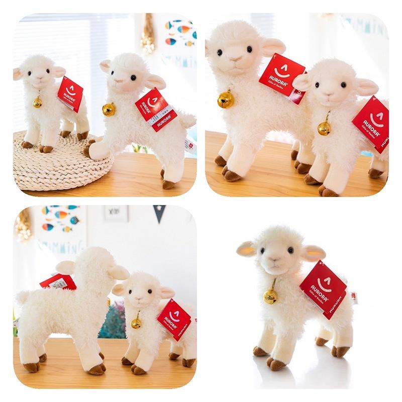 Aurora Bell Sheep Plush Toy Soft And Cuddly Stuffed Animal For Children's Birthday Gift Wholesale