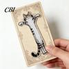 Durable Bookmark 5Pcs Acrylic Long Cat Bookmark, Book Mark for Reading Women & Kitten Men, Decorative Page Marker, Gifts Readers Lovers Marker