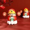 Creative God of Wealth Decoration Cartoon Car Ornaments Mini God of Wealth Mascot  Home