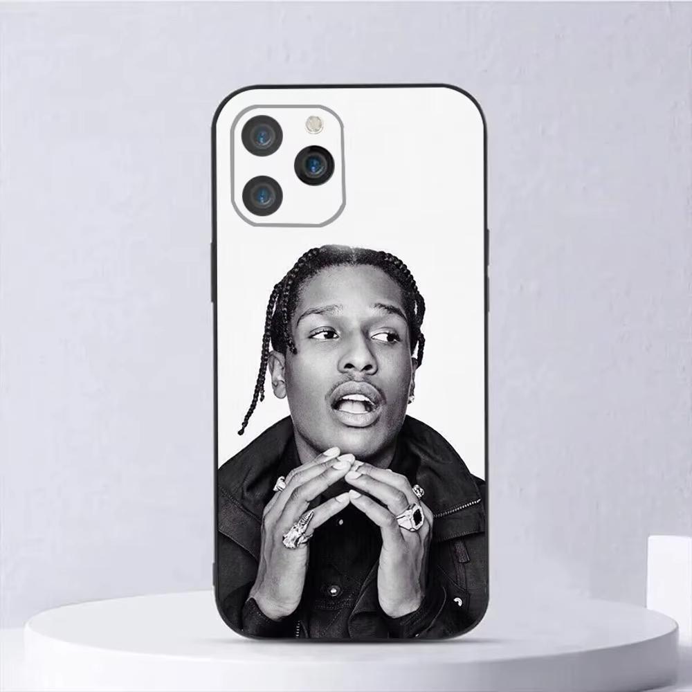 Rapper ASAP Rocky Handyhülle Für IPhone 16 15 14 13 12 11 Pro Max X XR XS 7 8 Plus Mini SE 2020 2022 Handyhülle
