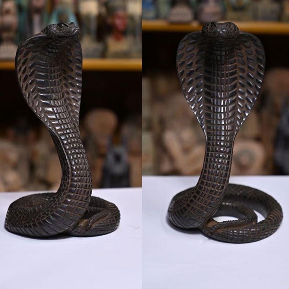Snake Simulated Cobra Figure Lifelike Animal Simulation Model 3D Cobra Model Toy Christmas