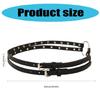 Grommet Belt Grunge Punk Waist Belt Modern Buckle for Jeans Dress Unsiex