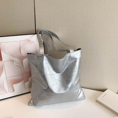 Geantă Tote Crossbody la Modă și Personalizată Capacitate Mare Casual Culoare Solidă Geantă Trendy pentru Femei Nouă Geantă de Navetă de Umăr