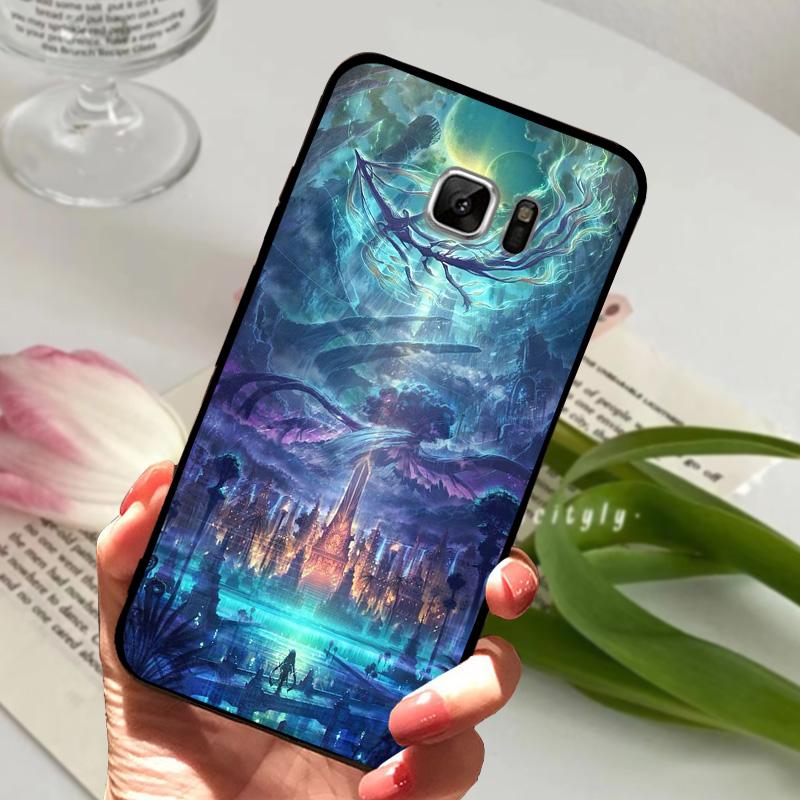 For Samsung Galaxy Note7 Case Note 7 N930 Silicone TPU Phone Cover For Samsung Note 8 Note 9 N950 N960 Cute Cartoon Bumper Shell