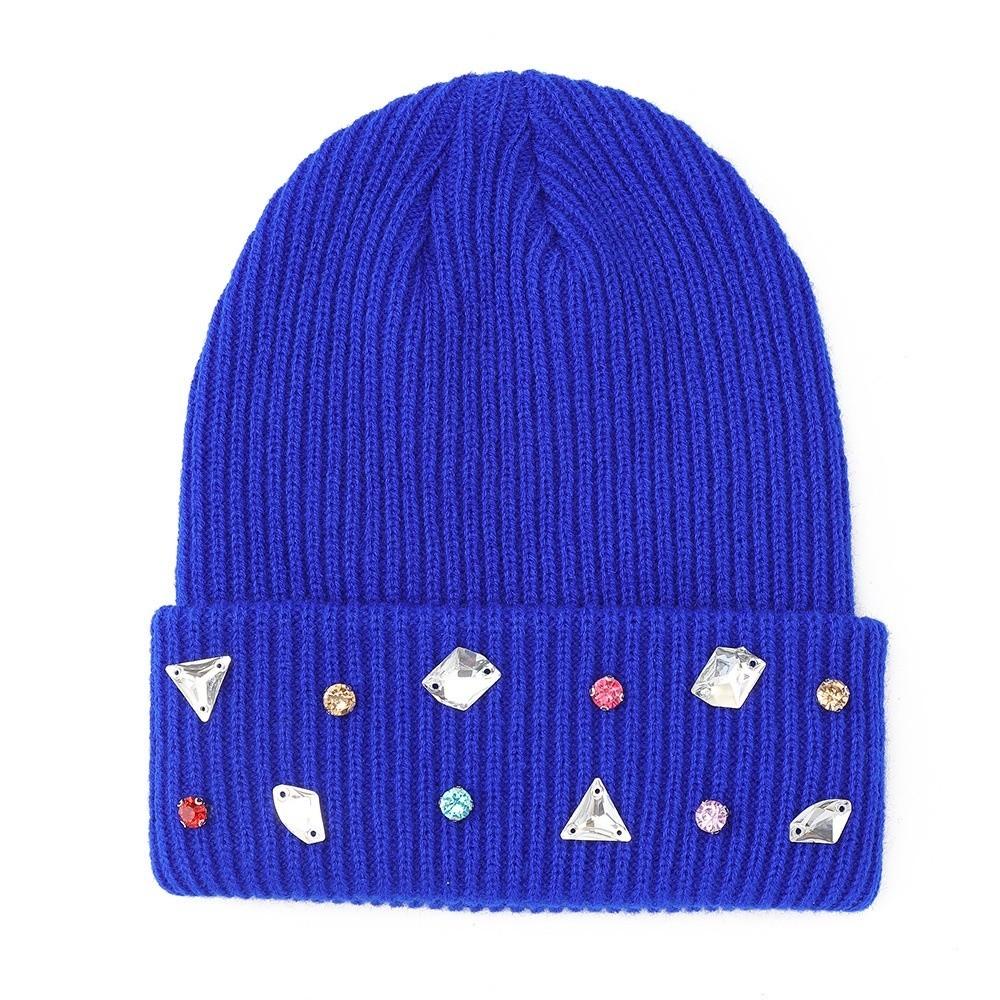 Thickened Winter Knit Hat Brimless Cold Cap New Pullover Hat  Women and Men