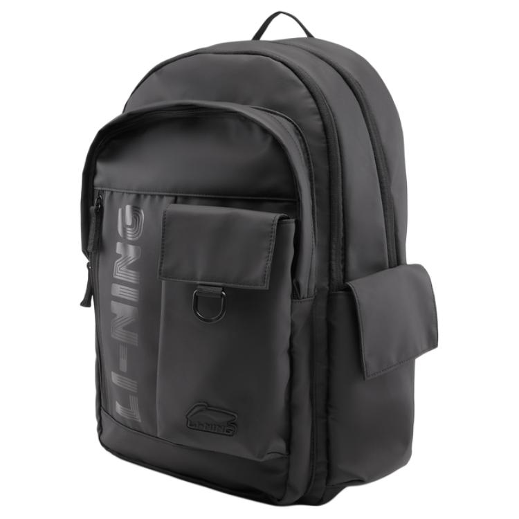 New LiNing Polyester Backpack Unisex Black ABSV187-1