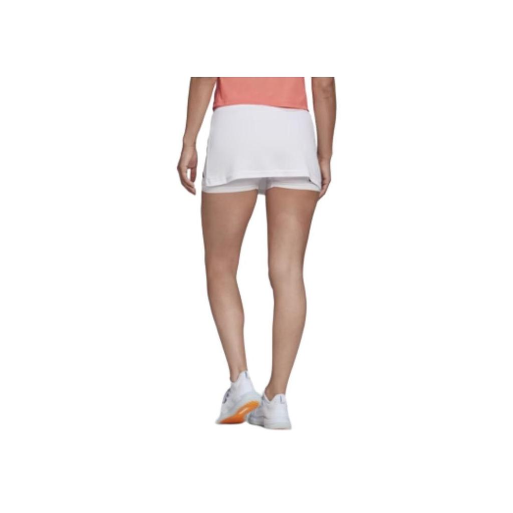 Adidas Originals Solid Logo Design Fake Two-Piece Comfortable Breathable Skin-Friendly Casual Shorts Women Shorts White FR4327