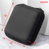 Portable Mini 3C Hard Shell Digital Gadgets Storage Bag Artificial Leather Earphone Charger Case Data Cable U Disk Organizer