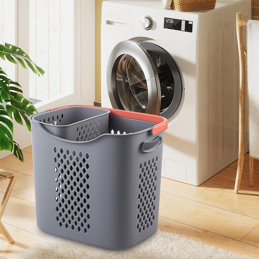 Portable Laundry Basket Dirty Clothes Storage Basket for Toilet Bed Sheets