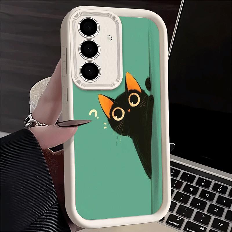 Handyhülle für Samsung Galaxy A17 A16 A15 A14 A13 Katze Niedliches Kätzchen Cartoon A56 A36 A26 A55 A35 A25 A54 A34 A24 A53 A33 A23 A07 A0