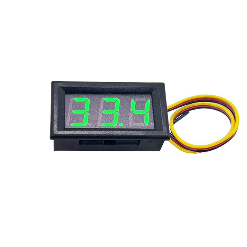 

Digital Voltmeter DC 0-200V Digital Voltmeter Voltage Panel Meter Red/Blue/Green For 6V 12V Electromobile Motorcycle Car зелений