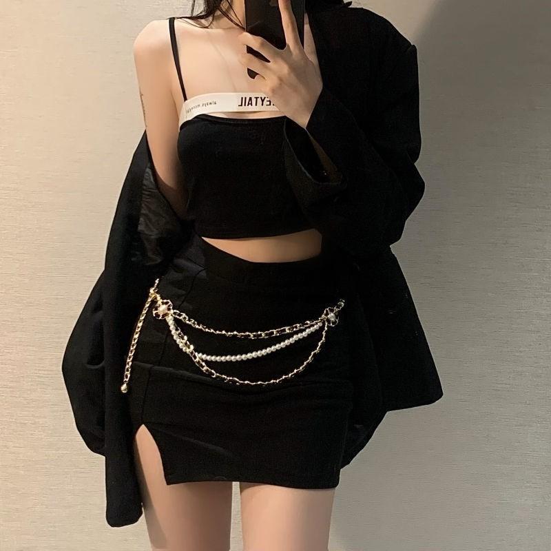 

Modern Metallic Waist Belt Accessory In Gold Ideal For Stylish Fashion Womens золотий