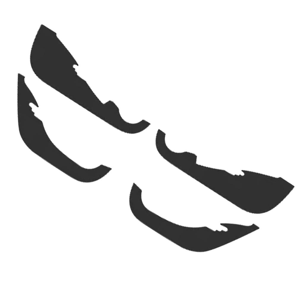 

4 шт. защитная пленка для двери автомобиля, противоударная накладка из кожи для BYD Atto 3 EV Yuan Plus 2024 2024, защитные наклейки, аксессуары для интерьера чёрный