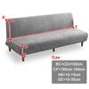 Waterproof Jacquard Sofa Cover Stretch Folding Sofa Bed Cover Without Armrests For Living Room
