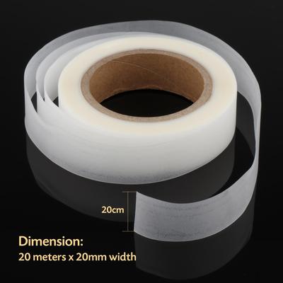 Rouleau de Bande Thermocollante d'Étanchéité de Couture de 20 m pour Tissus Imperméables Enduits PU
