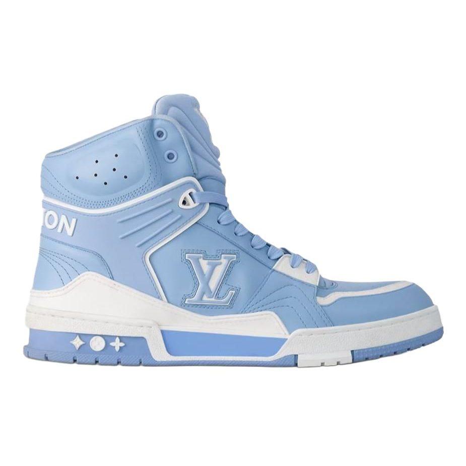 Louis Vuitton Lv Trainer Sneaker Boots 'Blue' 1ABLST