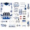 Graduation Party Photo Booth Props Set for Class of 2026 with Glasses Hats Signs and Decorative Accessories for Graduation Events