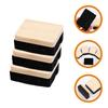 FRCOLOR Classroom Chalk Eraser, Chalk Eraser, Felt Material, Wooden Handle, 3-Pack, Whiteboard Eraser, Board Cleaner, for Schools, Offices, Tutoring C