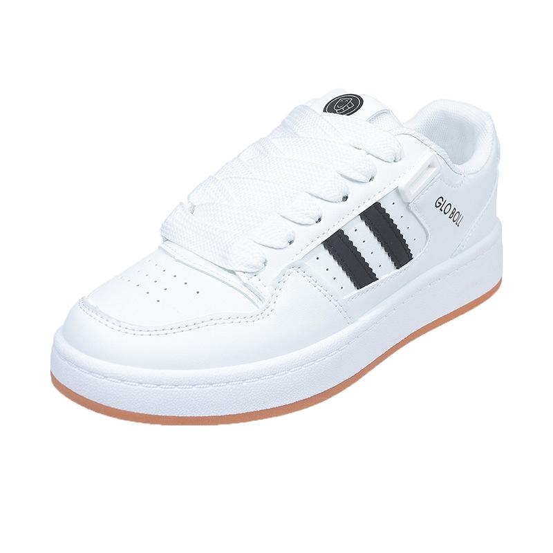 Board shoes casual board shoes Korean version ins flat heel women's shoes youth sports shoes spring versatile student lace-up white shoes