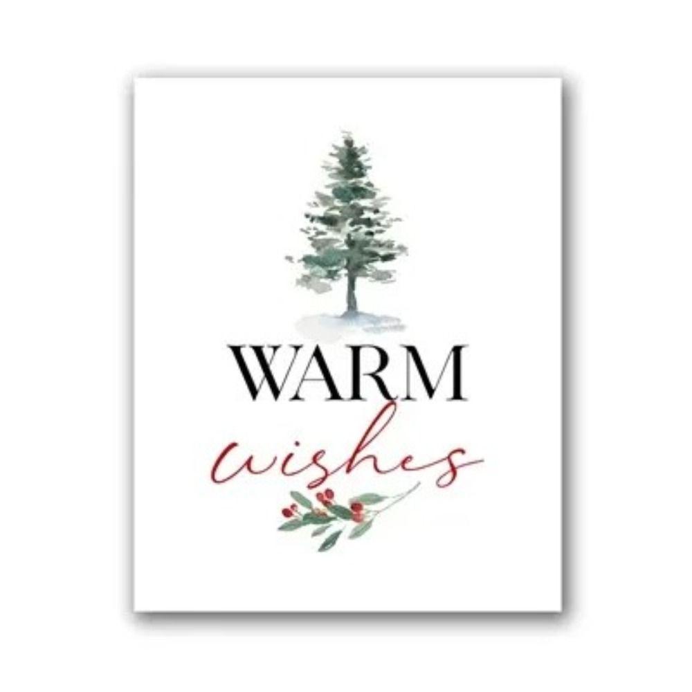 Vintage Christmas Metal Wall Decoration, Holiday Sticker Sign