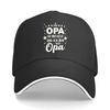 Gorra de esponja de impresión OPA tendencia de moda casual ligera transpirable cómoda tamaño ajustable unisex gorra de béisbol sándwich