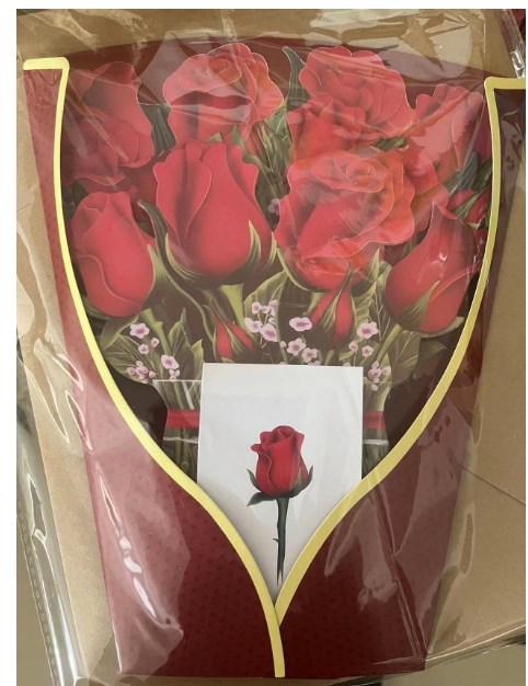 Pop-Up Boeket Papieren Bloemkaarten Groet 3D Popup Zegen Kaart Om Vast Te Houden Voor Moederdag & Uniek Cadeau Voor Vrouw Ouder & Leraar