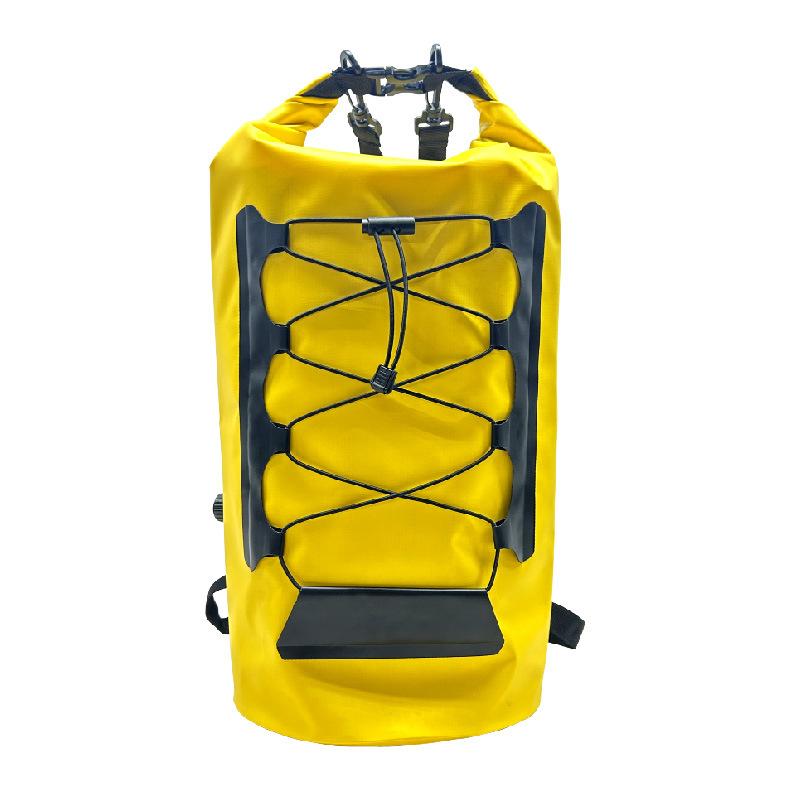 Camping thermal insulation bag, waterproof bag, double shoulder waterproof backpack, external hanging, traceway dry and wet separation bag