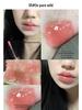 CAPPUVINI Watermelon Press-On Lip Gloss Set: Plump, Mirror-Finish, Moisturizing Lipstick