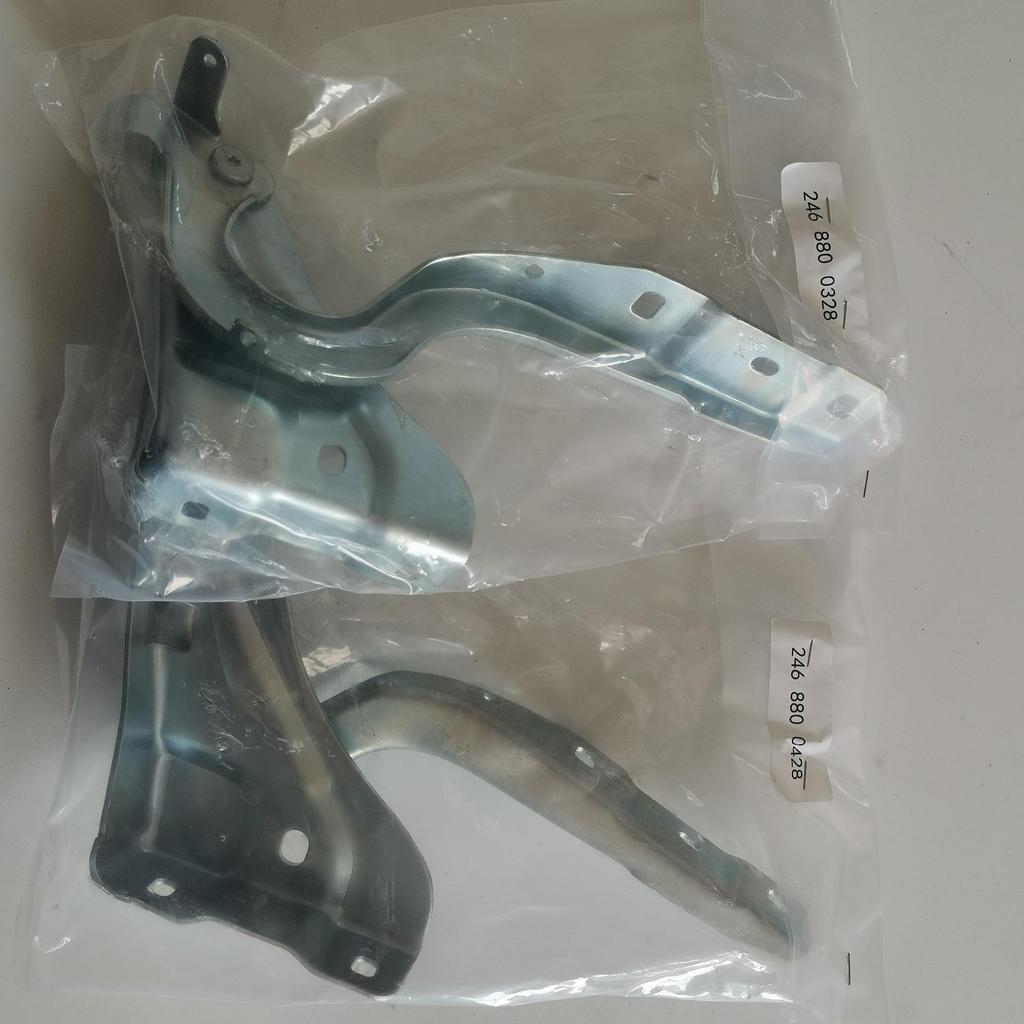 Mercedes W246 Car Hood Hinges - Left & Right (Part 2468800328)