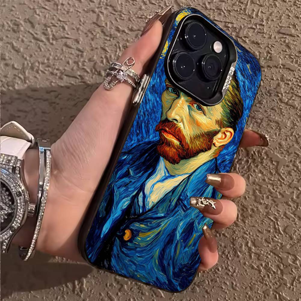 V-Van Gogh Phone Case For iPhone 17 16 15 14 13 12 11 PRO MAX TPU Soft To Skin-friendly Cover