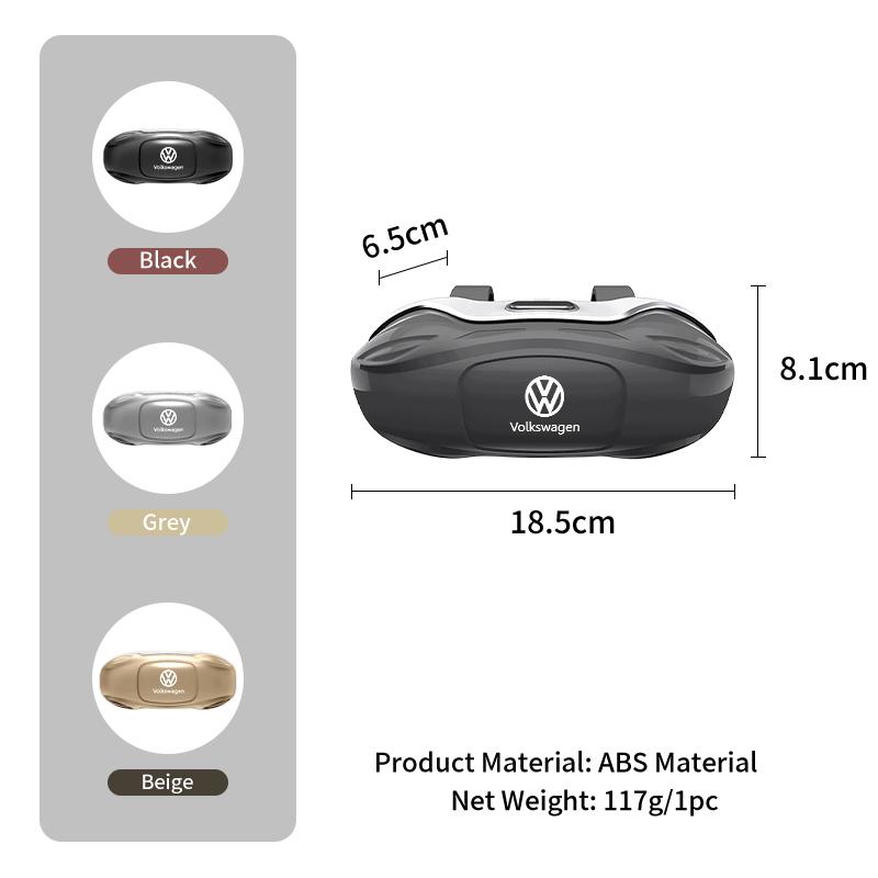Car Glasses Case Sunglasses Storage Box Auto Interior Accessories For VW GTI Polo Passat Scirocco Golf Tiguan T-ROC Touareg zk4