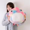 Soft Rainbow Narwhal Fish Pillow Plush Toy Doll Whale Doll Children's Soothing Ragdoll Doll