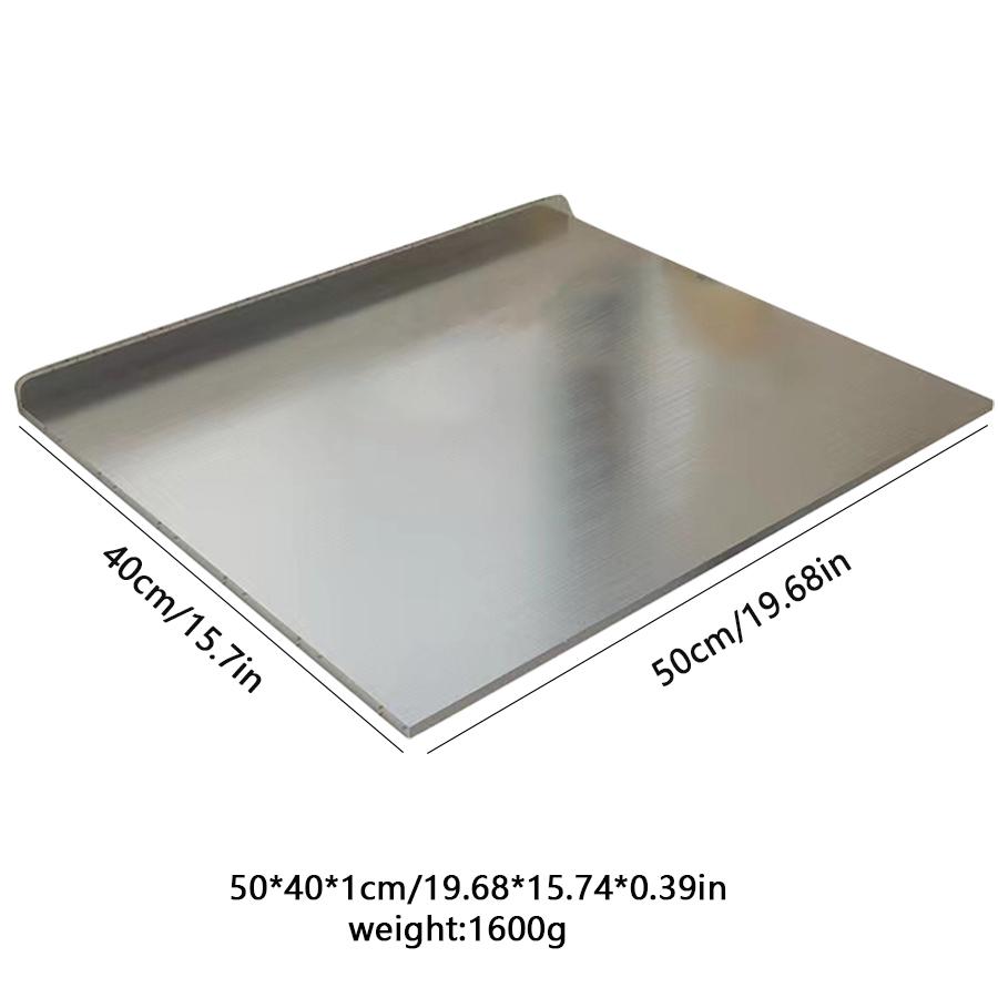 L-shaped Folding Chopping Board Stainless Steel Double-sided Chopping Board Kitchen Tool Home Fruit Cutting and Kneading Panel