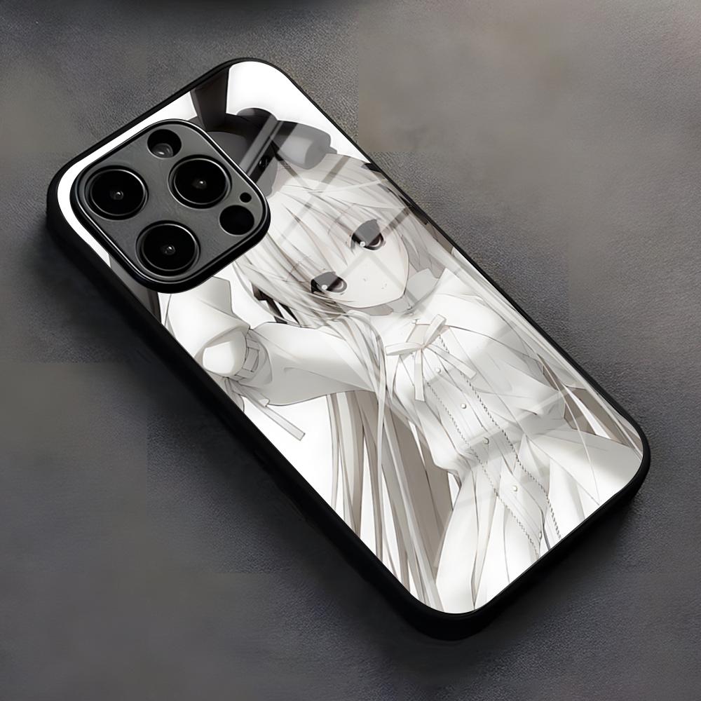 Y-Yosuga No Sora Phone Case For IPhone 17 Pro Max 16 15 14 Pro Max 13 11 X Xs Xr 8 7Plus Glass Cover