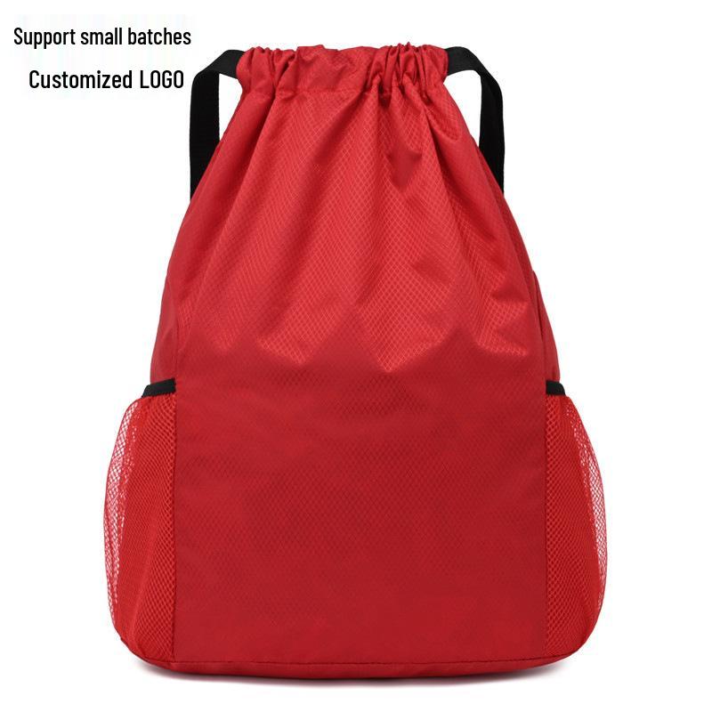 Custom Logo Drawstring Backpack: Gym, School, Tutoring & Shopping Bag