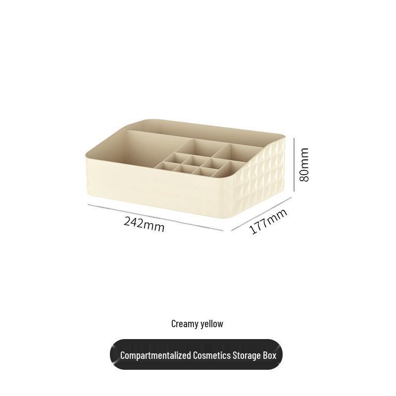 

Штабелируемый настольный органайзер для косметики и украшений с пыленепроницаемыми ящиками 1 Layer