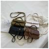 2023 New Pure Color Retro Vintage Delicate Handheld Stylish Embroidery Thread Shoulder Crossbody Square Bag