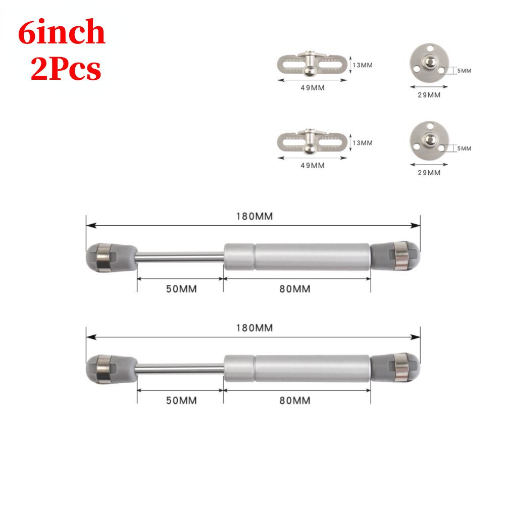 2/4PCS Cabinet Door Gas Struts 100N/10KG Supports Gas Spring Lid Support Gas Props Shocks Kitchen Cupboard Hydraulic Hinge