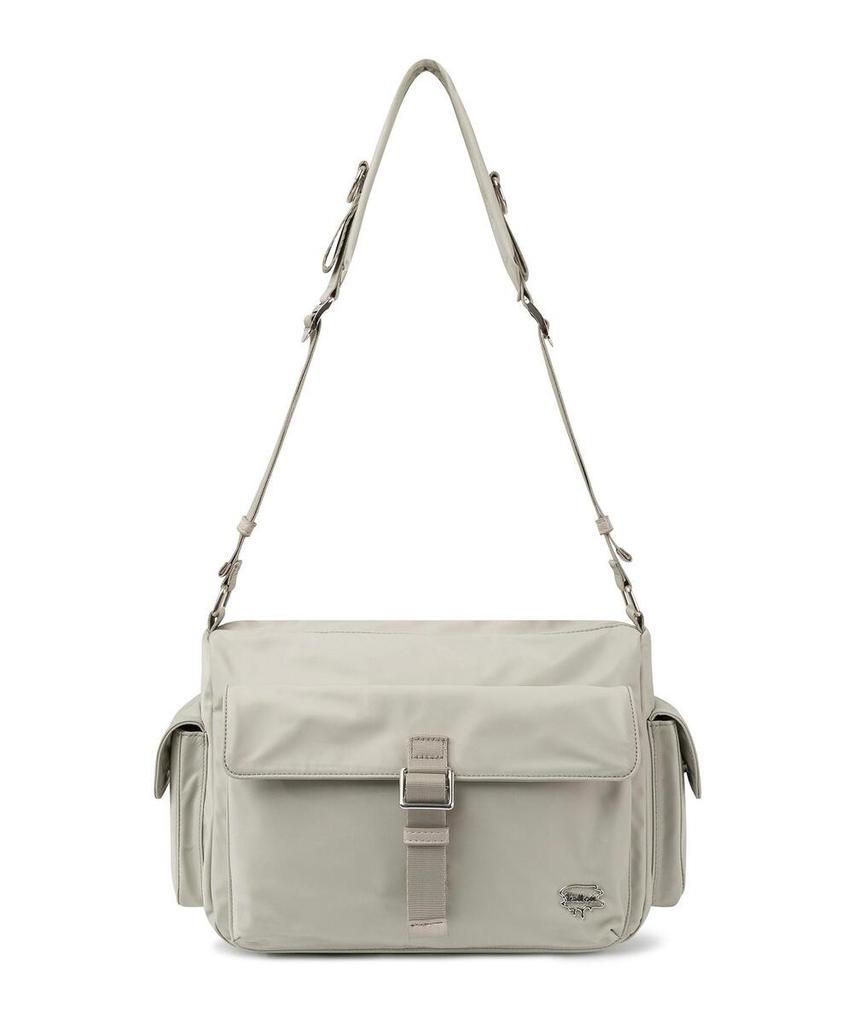 Fallett Clasp Shoulder Bag Light Khaki