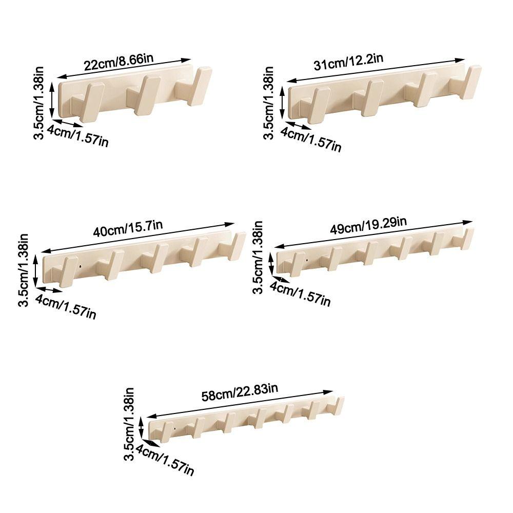 Strong Adhesive Wall Hooks Plastic Wall Rack Hanger Behind Doors Hook  Wall Storage Accessories