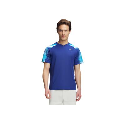 Comfortable Breathable Short Sleeve T-Shirt Men Tops Dreamy-Blue AAYV069-2