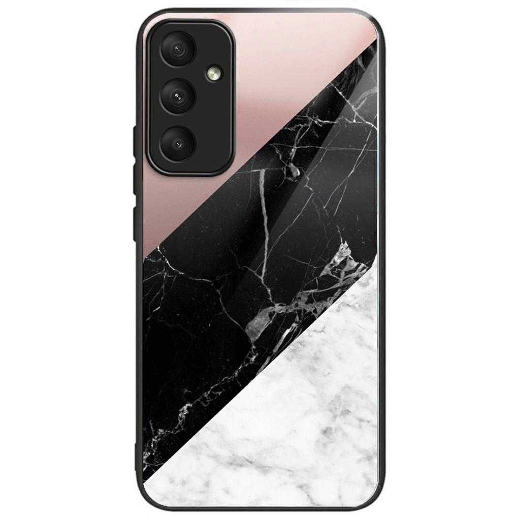 For Samsung Galaxy A56 5G Case Tempered Glass TPU Drop-Proof Phone Cover Pattern Printing