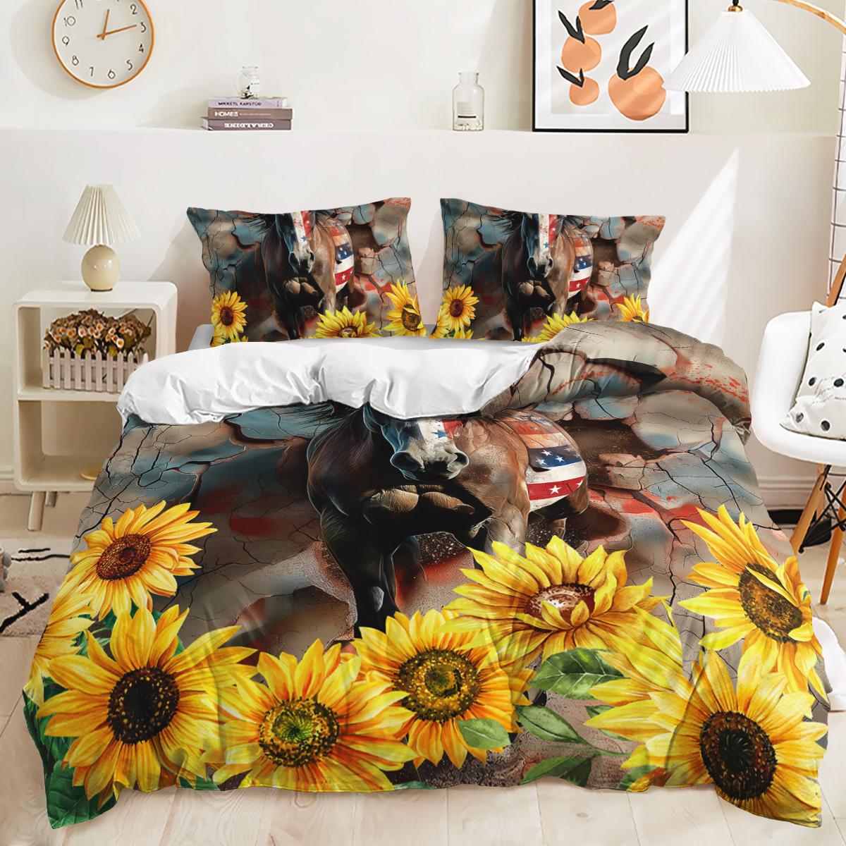 

Love Eiffel Tower 3D digital printing pattern duvet cover pillowcase bedroom bedding three-piece set DE 135x200cm